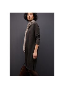 Street One, Damen, Strickkleid mit Rippb&uuml;ndchen, darkest brown mel., N-Gr, 42 -N-Gr, darkest brown mel., Kleid von Street One