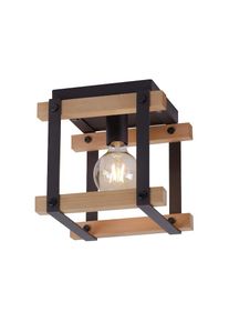 JUST LIGHT, Deckenleuchte &raquo;EDITH&laquo; E27 1 Stk. ExklusiveE27, holzfarben, 1, holzfarben