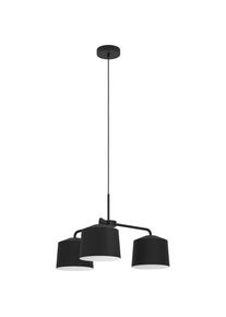 Eglo, H&auml;ngeleuchte &raquo;CAGUANES&laquo; E27 1 Stk. H&auml;ngeleuchte in schwarz und wei&szlig; aus Stahl - exkl. E27 - 40W, schwarz/wei&szlig;, schwarz/wei&szlig;