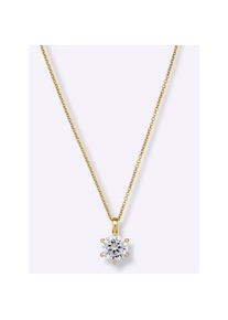 Lady, Damen, Kettenanh&auml;nger (), silber vergoldet 925,