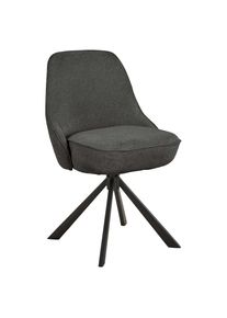 ACTONA GROUP, Esszimmerstuhl &raquo;Carlton, Polsterstuhl, Esszimmerstuhl mit Polsterung&laquo; (Set) 2 Stk.Stuhl, Chenillebezug, Armlehnen, Drehfunktion, 