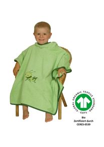 W&ouml;rner W&ouml;rner, Unisex, Badeponcho &raquo;Grash&uuml;pfer hellgr&uuml;n&laquo; maschinenwaschbar, trocknergeeignet, hellgr&uuml;n, L&auml;nge: 60 cm, flauschige Frottierware