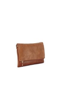 Vivance, Damen, Umh&auml;ngetasche &raquo;Clutch&laquo; Abendtasche, Minibag, Handtasche, Schultertasche, Crossbody Bag VEGAN, camel, camel, Als Clutch oder 