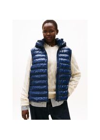 Tommy Hilfiger Curve, Damen, Steppweste &raquo;CRV LW PADDED SLIM VEST&laquo; in gro&szlig;en Gr&ouml;&szlig;en, mit Kapuze, Dark Night Navy, 46, Steppweste von Tommy Hilfiger 