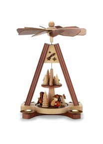 Traditionel bordpyramide i to etager