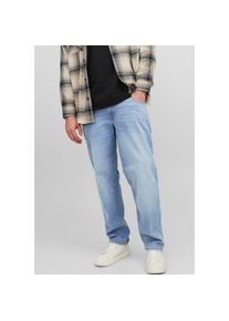 Jack & Jones PlusSize Jack & Jones PlusSize, Herren, Tapered-fit-Jeans &raquo;JJIMIKE mit Abriebeffekten und funktionalen Taschen&laquo; mit Used-Optik, Blue Denim, L&auml;nge 34, 48 - 