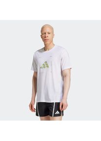 adidas Performance, Herren, T-Shirt &raquo;M BOX LOGO G T&laquo; Trainingsshirt mit CLIMACOOL, Logo mit Camoprint, White, XXL, White, Dieses Trainingsshirt bietet