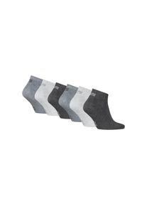 Puma, Damen, Sneakersocken &raquo;PU Sneaker Socks 6-pack&laquo; Packung, 6 Paar tlg. mit modischen -Branding, grau, 47-49, Socken von Puma