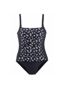 Lascana, Damen, Badeanzug im modischen Design mit Shaping-Effekt, marine-wei&szlig;, Cup B, 44 - Cup B, marine-wei&szlig;, Im modischen Design