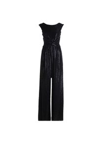 Vera Mont, Damen, Jumpsuit &raquo;Jumpsuit im Glitzer-Look&laquo;, Schwarz/Schwarz, 46 - EURO, Passform: Figurbetont