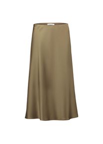 BETTY & CO Betty&Co, Damen, Satinrock &raquo;Satinrock mit elastischem Bund&laquo;, Dusty Olive, 36, Passform: Figurumspielend