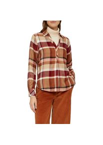 s.Oliver, Damen, Langarmbluse mit Karo Muster, winter blush check, 34, Bluse von s.Oliver