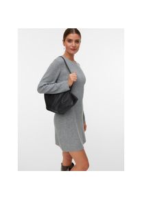 V&eacute;ro Moda Vero Moda, Damen, Minikleid &raquo;VMJOSANNA LS SHORT DRESS NOOS&laquo; Sommerkleid, Medium Grey Melange, N-Gr, M -N-Gr, Medium Grey Melange, Kurzes Strickkleid 