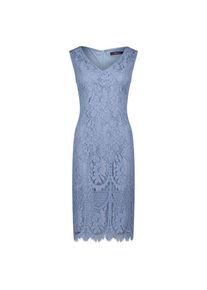 Vera Mont, Damen, Etuikleid &raquo;Etuikleid mit Spitze&laquo;, Light Steel Blue, 44 - EURO, Passform: Figurumspielend