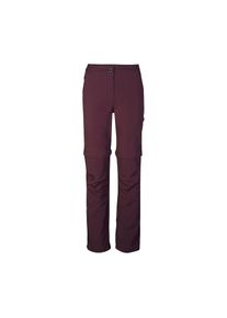 Killtec, Damen, Zip-off-Hose &raquo;KOS 5 WMN PNTS&laquo; Abzippbare, wasserabweisende Funktionshose mit Stretch und Taschen, lila, 46 - Normalgr&ouml;&szlig;en, 