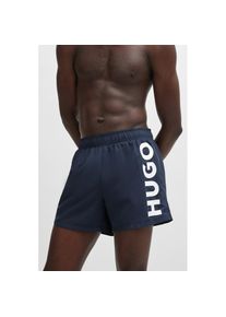 HUGO Underwear, Herren, Badeshorts &raquo;ABAS&laquo; seitlich mit gro&szlig;em HUGO Logo-Print, Dark Blue 405, N-Gr, XXL (56) - N-Gr, Dark Blue 405, Badeshorts von 