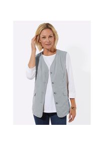 Classic Basics, Damen, Funktionsweste, steingrau, 40, steingrau, streckende Optik