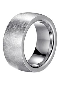 Firetti, Damen, Fingerring &raquo;Schmuck Geschenk Edelstahl Ring Damenring Herrenring Ice&laquo;, edelstahlfarben, edelstahlfarben, Markant gestalteter Ring mit 
