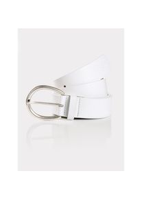 Tom Tailor, Damen, Lederg&uuml;rtel 1 Stk. mit 3, 0 cm Breite f&uuml;r l&auml;ssige Casual- und Denim-Outfits, wei&szlig;, wei&szlig;, Tom Tailor Damen Lederg&uuml;rtel in 3 cm 