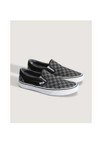 Vans, Damen, Slip-On Sneaker &raquo;UA Classic Slip-On&laquo; aus textilem Canvas-Material, Black/Pewter Checkerboard, 43, Black/Pewter Checkerboard, Angesagter 