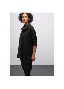 Street One, Damen, Strickkleid mit Rippb&uuml;ndchen, Black, N-Gr, 44 -N-Gr, Black, Kleid von Street One