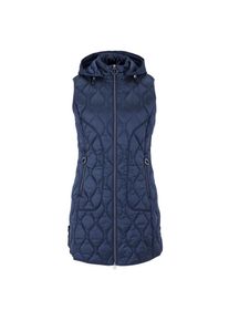 Betty Barclay, Damen, Steppweste &raquo;Steppweste mit abnehmbarer Kapuze&laquo;, blau, 36, blau, Passform: Figurumspielend