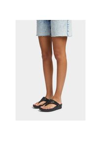 fitflop, Damen, Zehentrenner &raquo;LULU&laquo; , Badeschuh, Sommerschuh mit weichem Zehensteg, schwarz, 36, Pantolette mit viel Glitter