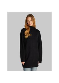 Calvin Klein Jeans, Damen, Strickkleid &raquo;FLUFFY YARN LOOSE SWEATER DRESS&laquo; mit Stehkragen, Ck Black, N-Gr, S (36) -N-Gr, Ck Black, Kleid von Calvin 