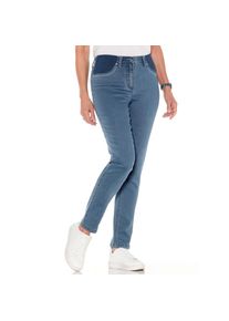 Casual Looks, Damen, Bequeme Jeans 1 Stk., blue-bleached, 38 - Normalgr&ouml;&szlig;en, passformfreundliche Elastik-Eins&auml;tze