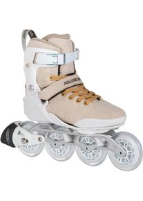 Powerslide, Inlineskates &raquo;Phuzion RFC 90&laquo;, wei&szlig;, beige, silberfarben, 36 (bis 100 kg),