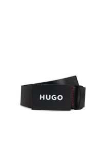 Hugo, Herren, Lederg&uuml;rtel &raquo;Gilao-Z_Sz35&laquo; mit BOSS Schriftzug, Black 001, Black 001, G&uuml;rtel von Hugo Menswear
