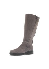 Gabor, Damen, Stiefel &raquo;PISA&laquo; , Blockabsatz, Langschaftstiefel in Weite G (= weit), taupe, 40, taupe, Stiefel mit zus&auml;tzlichem Rei&szlig;verschluss hinten 