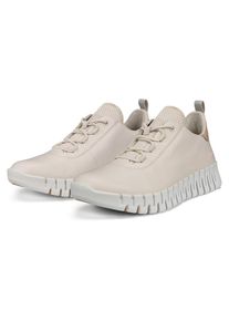 Ecco, Damen, Slip-On Sneaker &raquo;GRUUV W&laquo; Freizeitschuh, Halbschuh, Slipper mit ergonomischer Fluidform Sohle, beige, 36, Sportlich-animierter Sneaker 