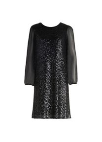 BETTY & CO Betty&Co, Damen, Partykleid &raquo;Partykleid mit Pailletten&laquo;, Schwarz, EURO, 40 - EURO, Schwarz, Passform: Figurumspielend