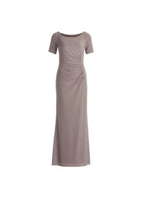 Vera Mont, Damen, Abendkleid &raquo;Abendkleid im Glitzer-Look&laquo;, Taupe/Silver, 46 - EURO, Passform: Figurbetont