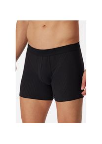 Schiesser, Herren, Retro Pants &raquo;Authentic&laquo; 2er-Pack, mit stilvollem Nadelzug, 000-schwarz, 5M, 000-schwarz, K&ouml;rpernahe Herrenshorts von Schiesser