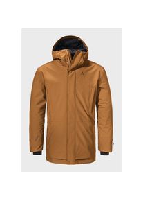Sch&ouml;ffel Sch&ouml;ffel, Herren, Langjacke &raquo;Urban Ins Parka Style Crivat MNS&laquo; mit Kapuze, 4745 - braun, 48, Wasserdicht & atmungsaktiv dank 2-Lagen VENTURI Membrane