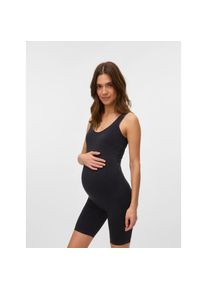 MAMALICIOUS, Damen, Playsuit &raquo;MLHEAL SL SEAMLESS PLAYSUIT NOOS&laquo;, Black, S (M) - N-Gr, Kurzer Jumpsuit von MAMALICIOUS