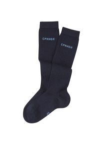 Copenhagen Studios, Damen, Kniestr&uuml;mpfe Packung, 2 Paar tlg. mit weicher w&auml;rmender Wolle, 2x marine, 43-46, 2x marine, Weiche Wollkniest&uuml;mpfe in 