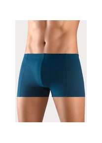 Bench., Herren, Boxer &raquo;Boxershorts f&uuml;r Herren&laquo; Dose, 4 Stk. Unterhosen in der Dose mit kleinem Logodruck auf dem Bein, blau, anthrazit-meliert, petrol