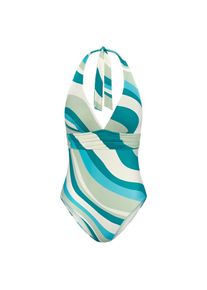 Triumph, Damen, Badeanzug &raquo;Summer Mix & Match&laquo; tiefer V-Ausschnitt, Neckholder, ohne B&uuml;gel, BLUE - LIGHT COMBINATION, Cup C, 42 - Cup C, BLUE - LIGHT 