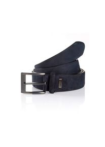 Cinque, Herren, Lederg&uuml;rtel &raquo;TORTOLI&laquo; Veloursleder-Optik, navy uni, 90, Herrenlederg&uuml;rtel von Cinque