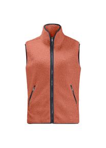 Jack Wolfskin, Damen, Fleeceweste &raquo;HIGH CURL VEST W&laquo;, warm-amber, L (42/44), warm-amber, Fleeceweste