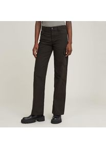 G-Star Raw G-STAR, Damen, 5-Pocket-Hose &raquo;Judee Cargo&laquo; mit aufgesetzten Taschen, dk black gd, 32 - L&auml;nge 32, Hose von G-Star