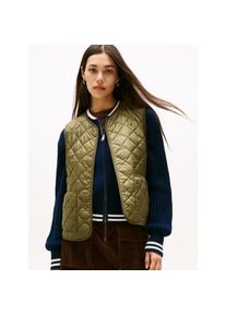 Tommy Hilfiger, Damen, Steppweste &raquo;LW PADDED REG QUILTED VEST&laquo;, Utility Olive, L (40), Steppweste von Tommy Hilfiger Womanswear