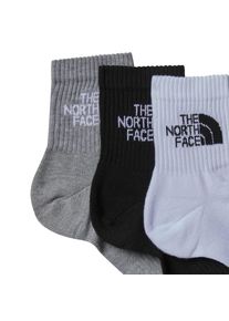 The North Face, Damen, Sportsocken &raquo;MULTI SPORT CUSH QUARTER SOCK 3P&laquo; Packung, 3 Stk. tlg. f&uuml;r Erwachsene, mit Logostickerei, mit Bel&uuml;ftungszonen, 