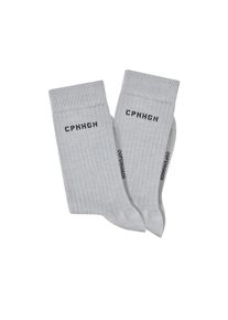 Copenhagen Studios, Damen, Basicsocken Packung, 2 Paar tlg. gerippt, mit w&auml;rmender Wolle, 2x grau meliert, 43-46, 2x grau meliert, Gerippte Socken mit