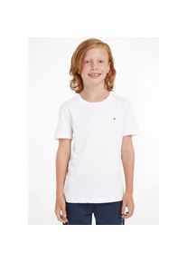 Tommy Hilfiger, Herren, T-Shirt &raquo;BOYS BASIC CN KNIT&laquo; Kinder Kids Junior MiniMe, bright white2, 3/98, T-Shirt von Tommy Hilfiger f&uuml;r Jungen