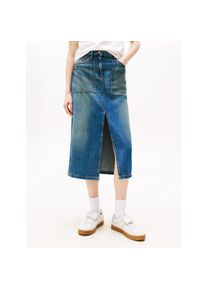 Tommy Jeans, Damen, Jeansrock &raquo;CLAIRE MIDI SKIRT UTILITY CI2037&laquo;, Denim Medium, 31, Denim Medium, Jeansrock in Midi-L&auml;nge von Tommy Jeans
