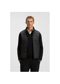 BOSS Green, Herren, Steppweste &raquo;V Urbanex Vest&laquo; mit soften Stretch-Eins&auml;tzen und reflektierenden Details, Black001, XL, Black001, Outdoorweste von 